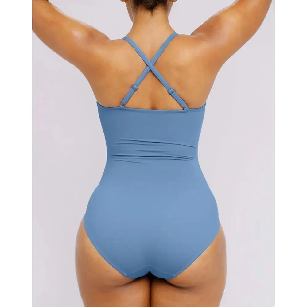 NWT ShapeLLX Smart Sculpt™ U-Ring Cut Out Shaping Swimsuit Sz XXL